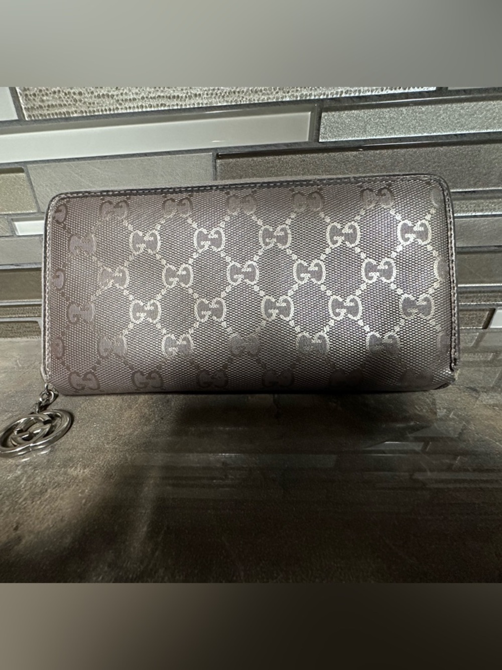 Gucci GG Imprime continental zip-around wallet